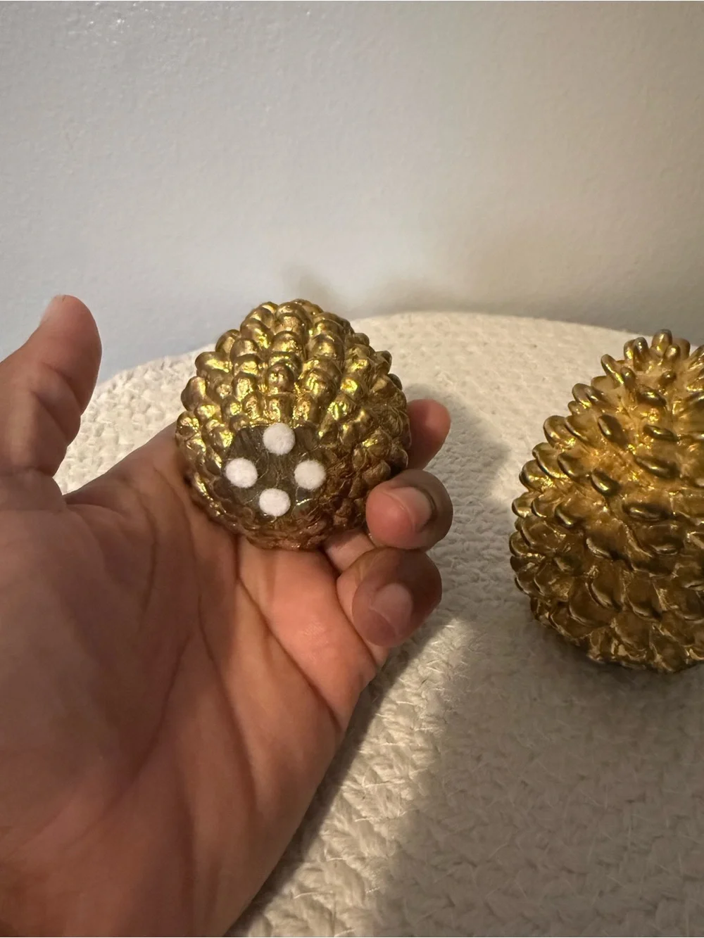 Gold Pinecone Decorative Accent Set - Home Accents